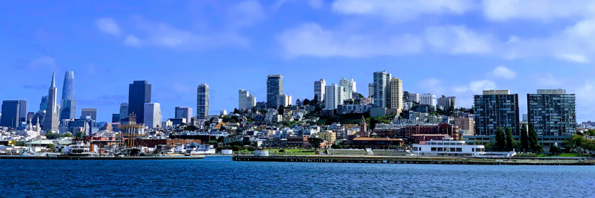 San Francisco Skyline, from the Bay
