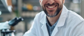 Blood Bank Technology Specialist working in a lab
